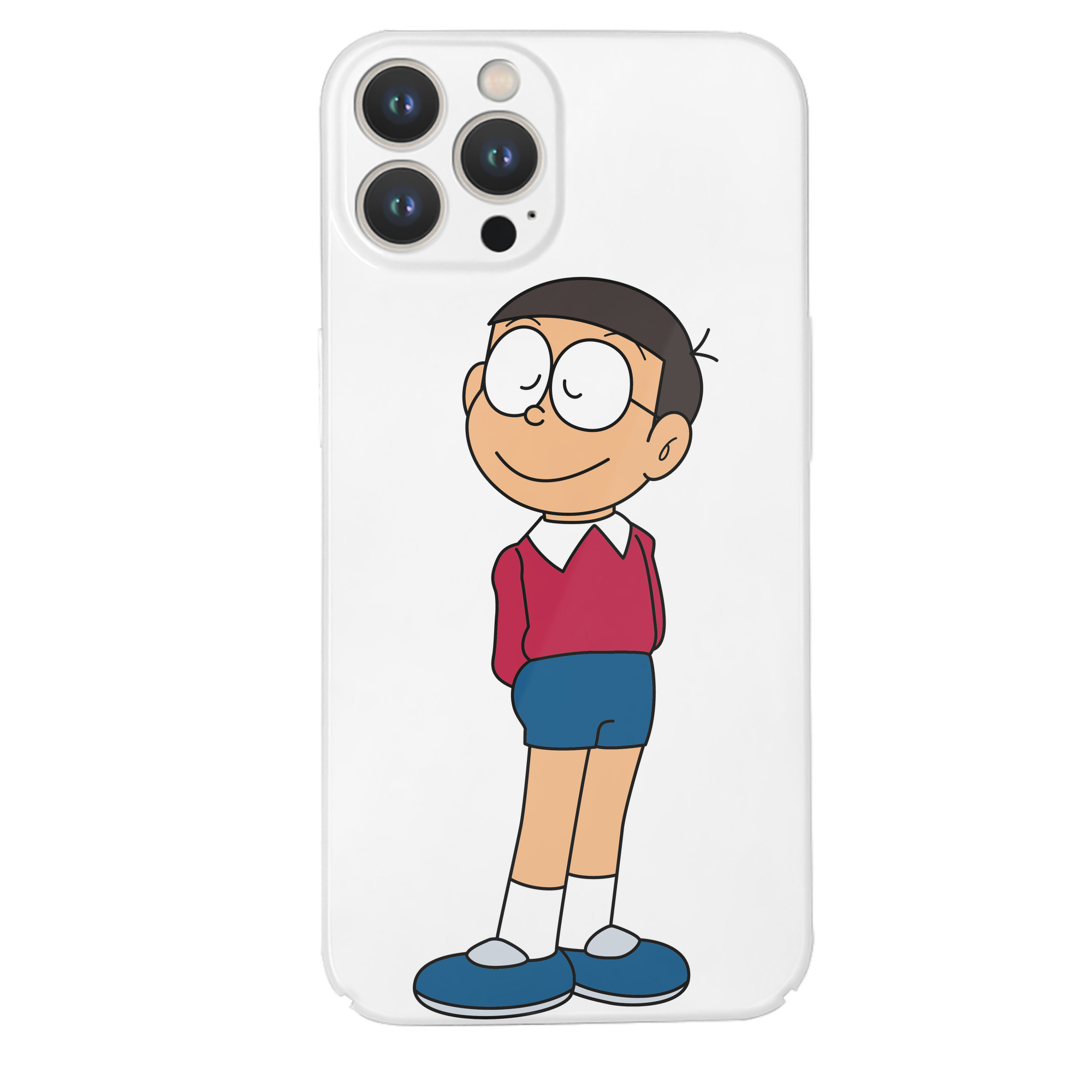 （画像用） ドラえもん 野比 のび太 Doraemon Nobita Nobi 【iPhone 14シリーズ対応】ハードケース